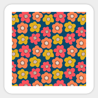 Large Scandinavian Florals Sticker
